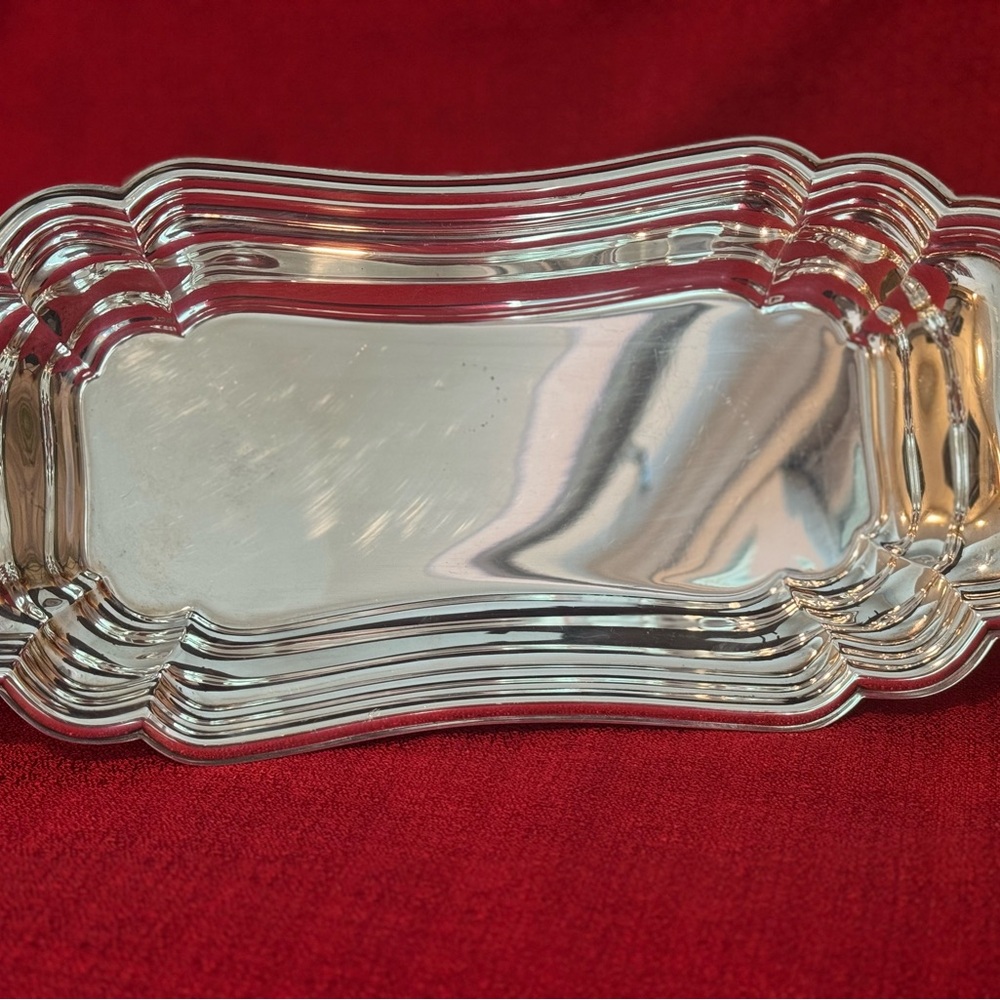 Sheffield Home Silver Rectangular Tray